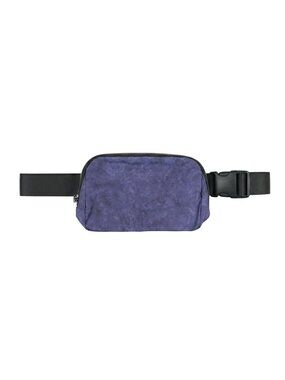 NIP | Midnight Marble Dual Zipper Performance Crossbody Belt Bag 3 Mesh Slots